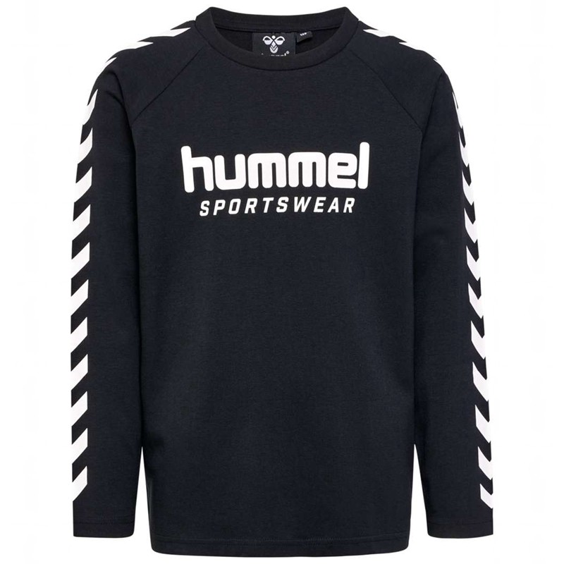 Hummel Ready L/S Dječje Majice Crne | 849915-873