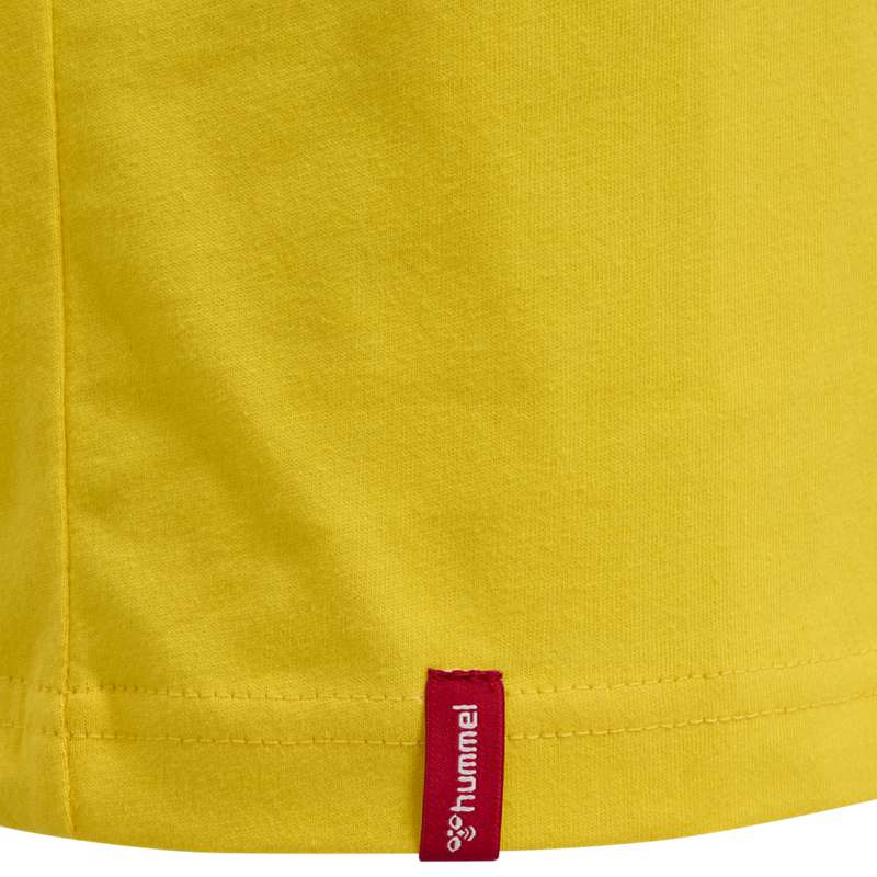 Hummel Red Basic S/S Dječje Majice Žute | 871208-672