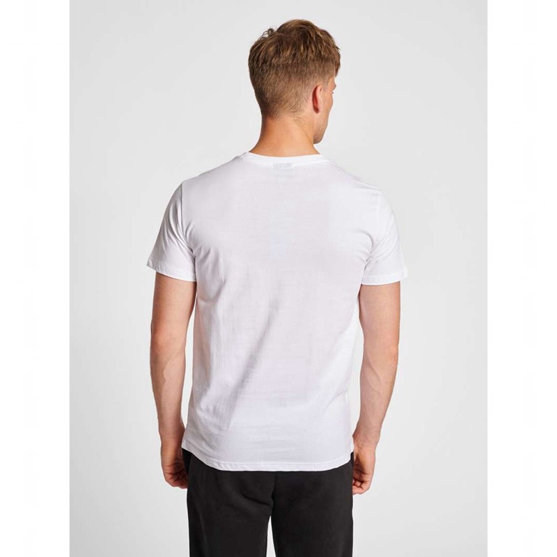 Hummel Red Basic S/S Muške Majice Bijele | 692056-952