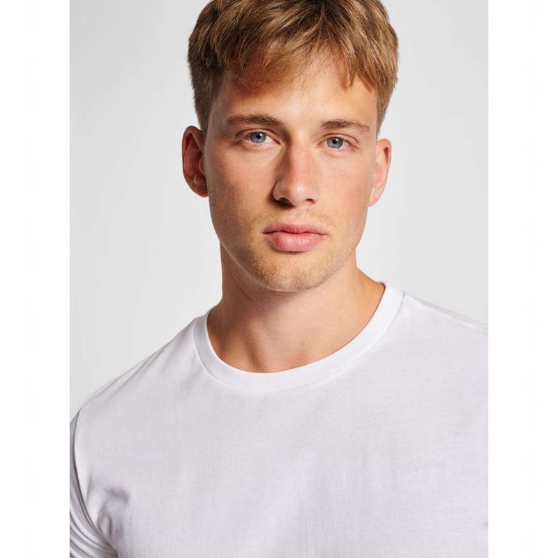 Hummel Red Basic S/S Muške Majice Bijele | 692056-952