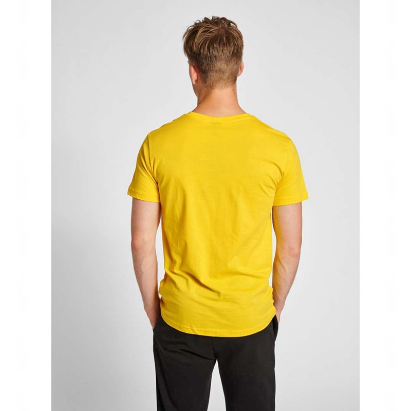 Hummel Red Basic S/S Muške Majice Žute | 577195-650