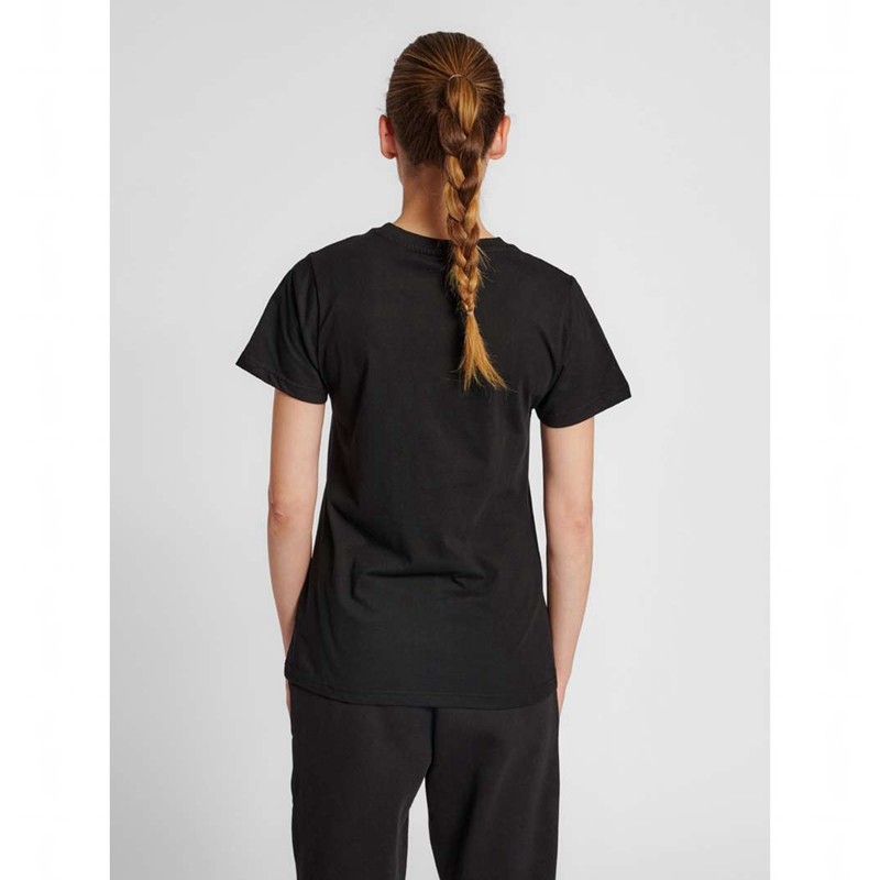 Hummel Red Basic S/S Ženske Majice Crne | 676989-841