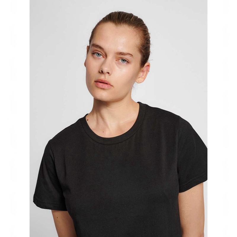 Hummel Red Basic S/S Ženske Majice Crne | 676989-841
