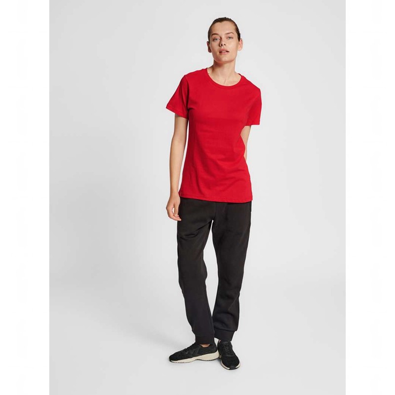 Hummel Red Basic S/S Ženske Majice Crvene | 005579-684