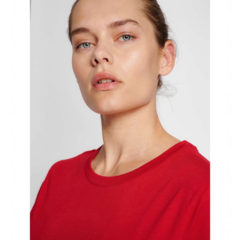 Hummel Red Basic S/S Ženske Majice Crvene | 005579-684