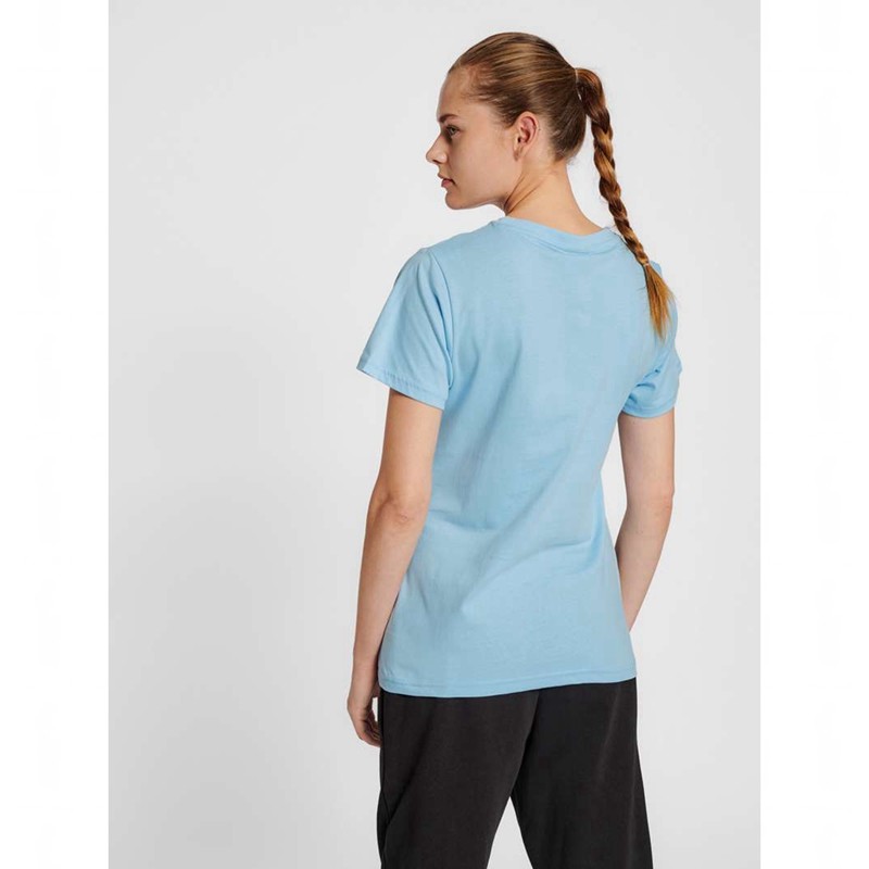 Hummel Red Basic S/S Ženske Majice Plave | 755398-418