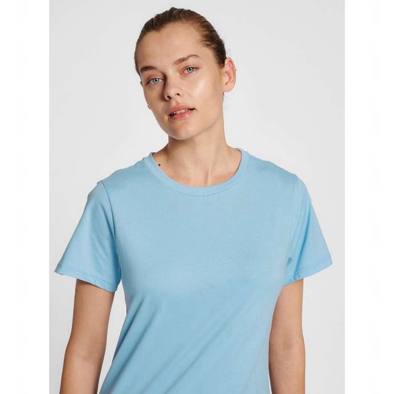 Hummel Red Basic S/S Ženske Majice Plave | 755398-418