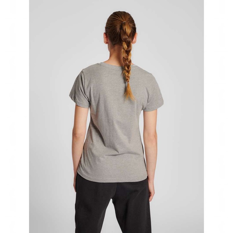 Hummel Red Basic S/S Ženske Majice Sive | 133815-942