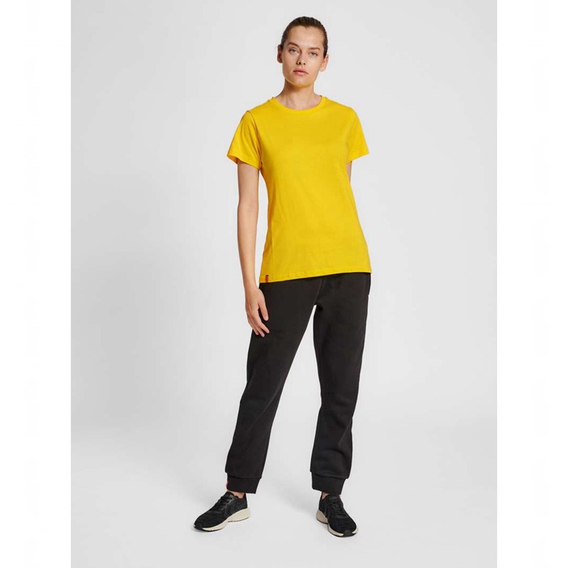 Hummel Red Basic S/S Ženske Majice Žute | 836244-760
