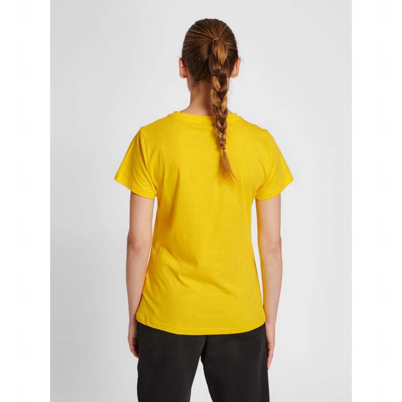 Hummel Red Basic S/S Ženske Majice Žute | 836244-760