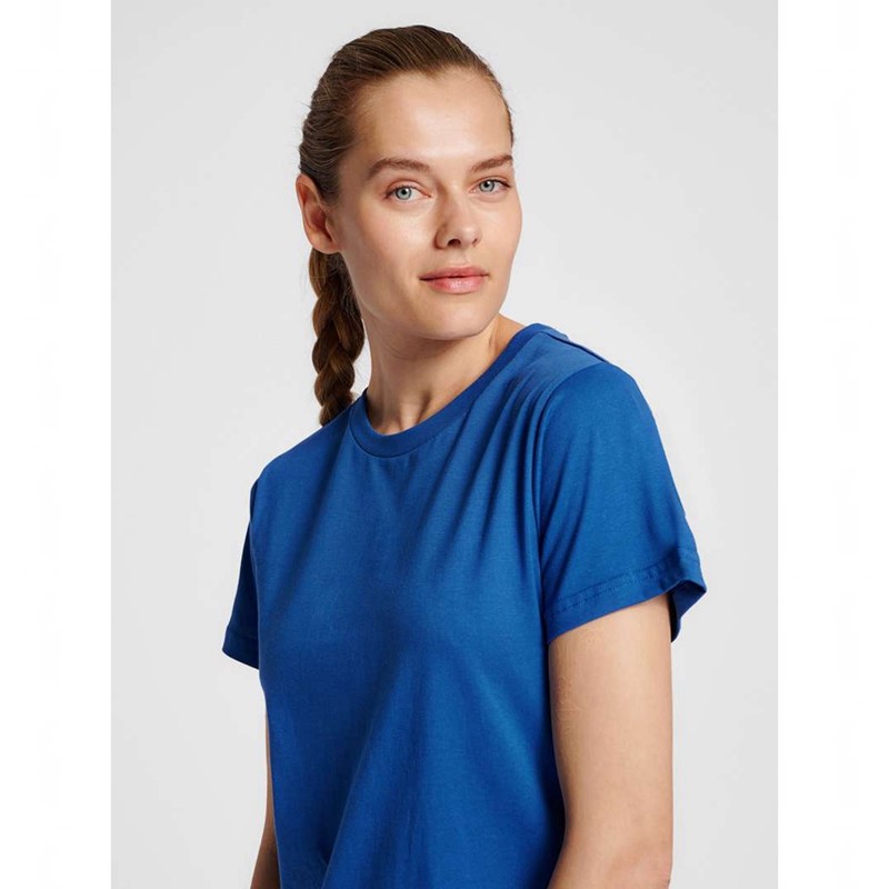 Hummel Red Basic S/S Ženske Rukometne Tenisice Plave | 002193-310