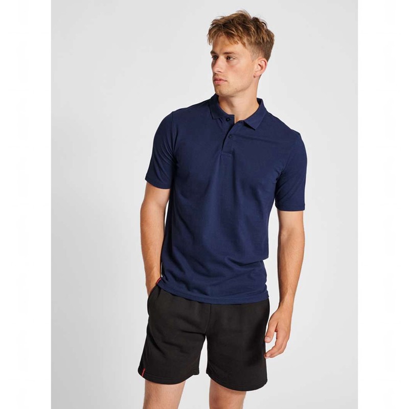 Hummel Red Classic Muške Polo Majice Tamnoplave | 852575-844
