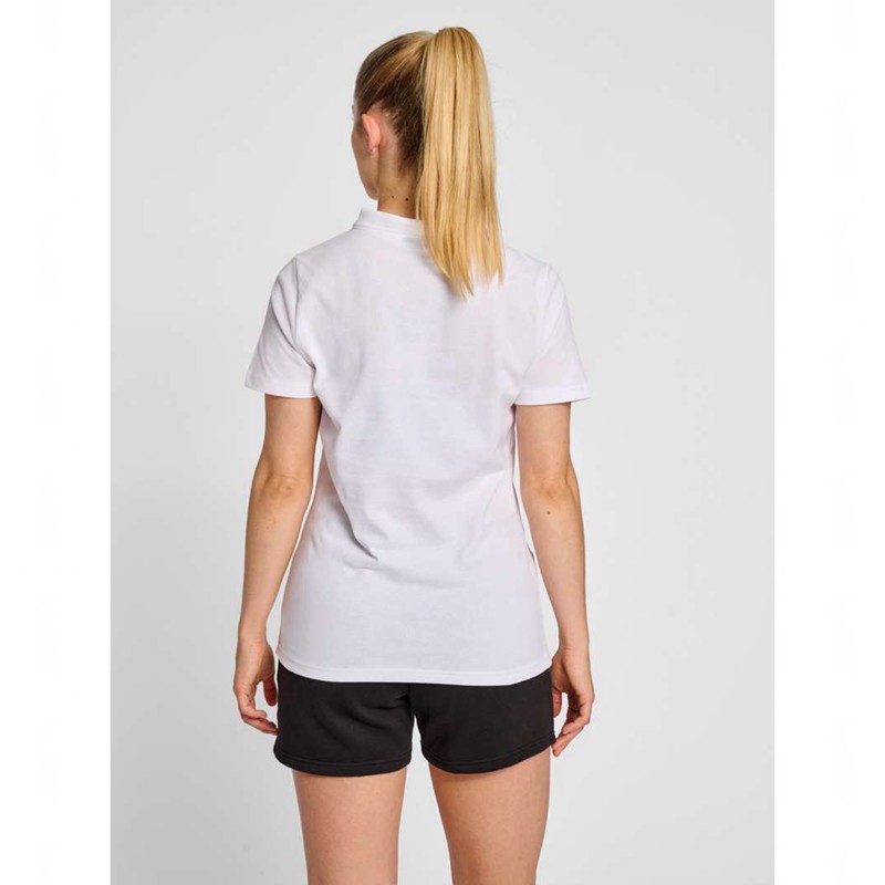 Hummel Red Classic Polo Ženske Kratke Hlače Bijele | 023891-449