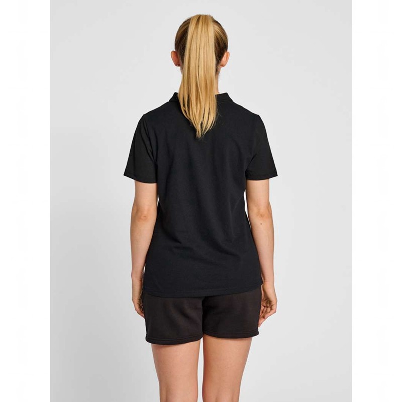 Hummel Red Classic Polo Ženske Majice Crne | 002504-741