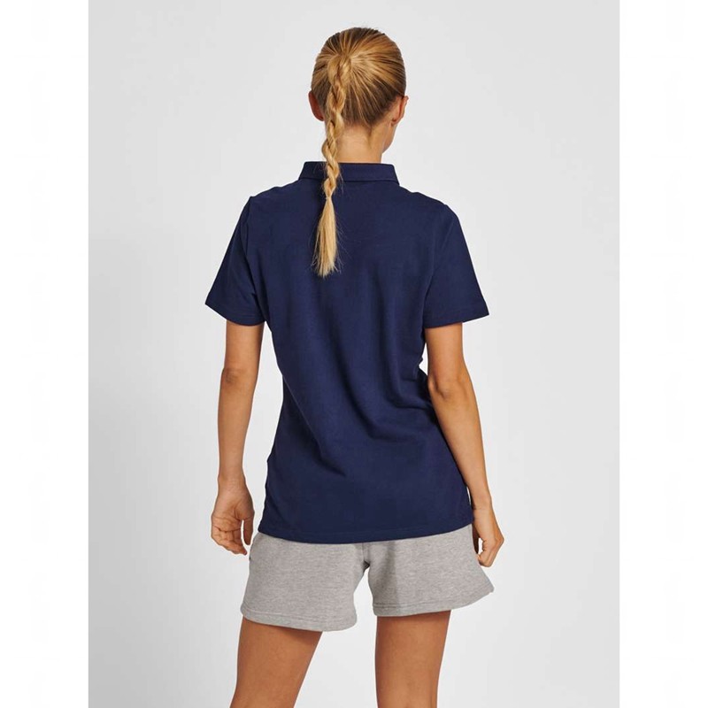 Hummel Red Classic Polo Ženske Majice Tamnoplave | 063769-157