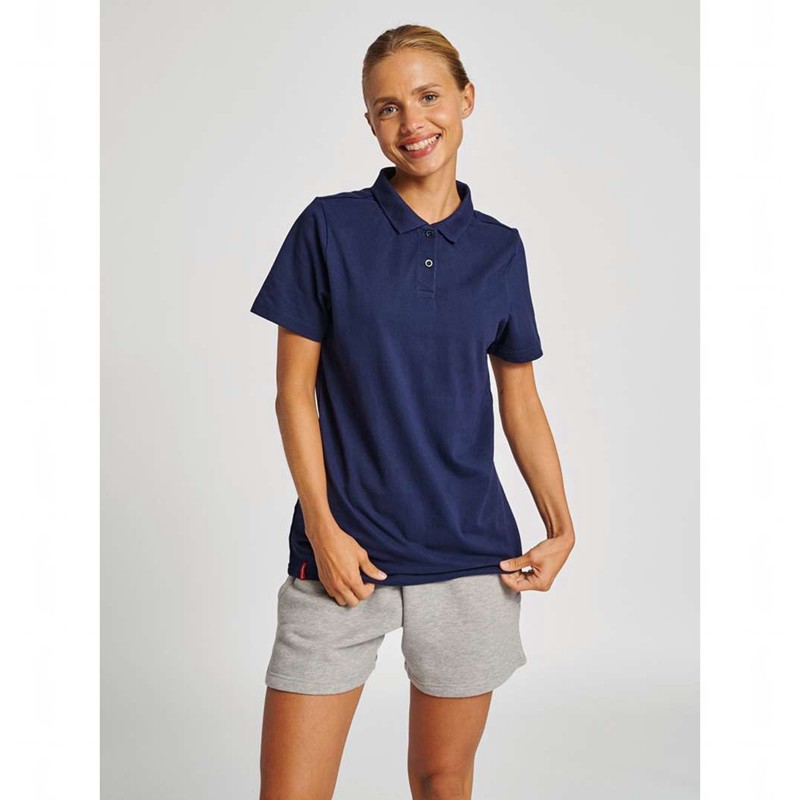 Hummel Red Classic Polo Ženske Majice Tamnoplave | 063769-157
