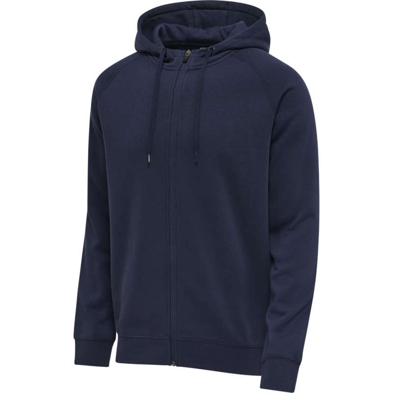 Hummel Red Classic Zip Muške Majica s Kapuljačom Tamnoplave | 663208-636