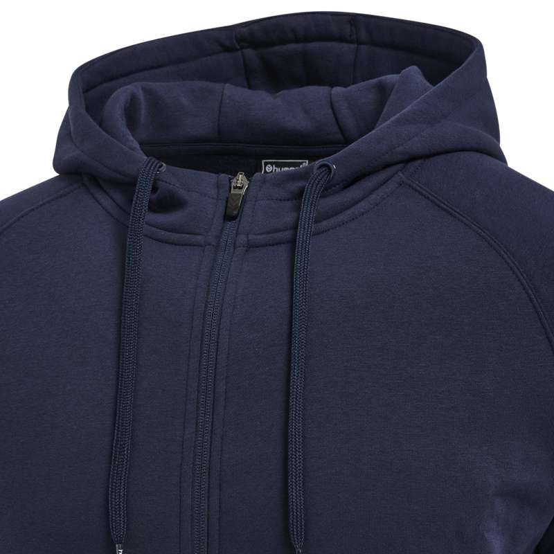 Hummel Red Classic Zip Muške Majica s Kapuljačom Tamnoplave | 663208-636