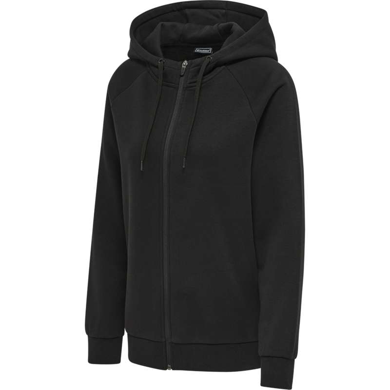 Hummel Red Classic Zip Ženske Majica s Kapuljačom Crne | 062023-910