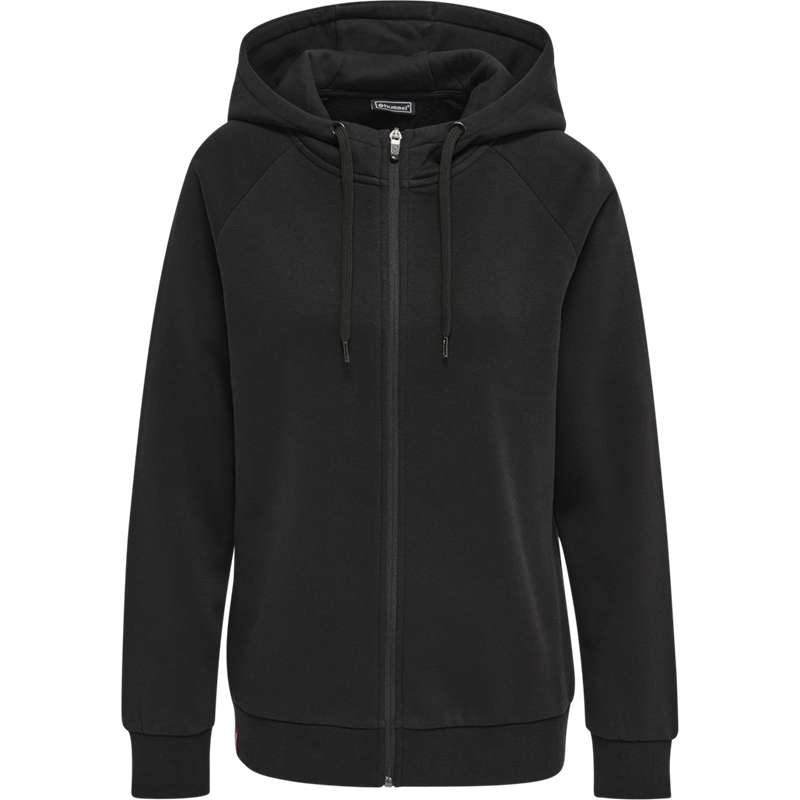 Hummel Red Classic Zip Ženske Majica s Kapuljačom Crne | 062023-910