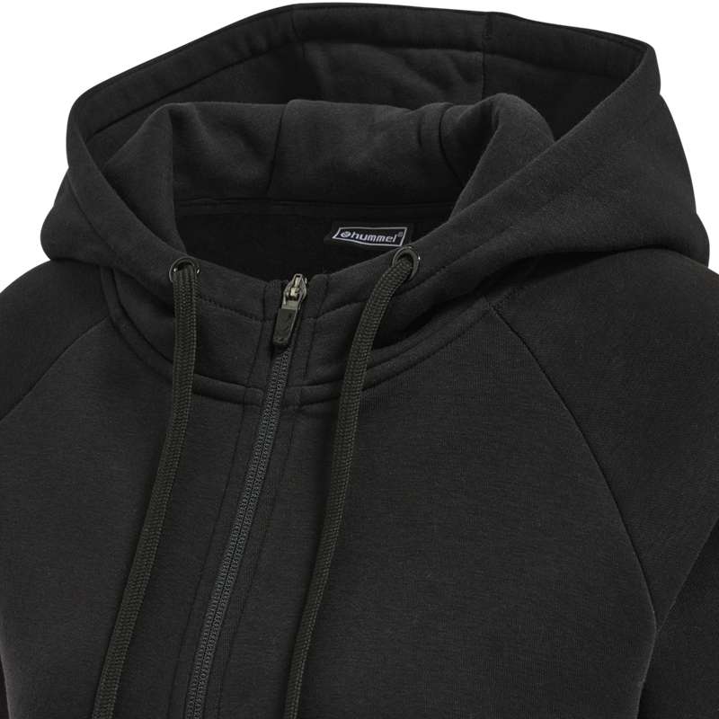 Hummel Red Classic Zip Ženske Majica s Kapuljačom Crne | 062023-910