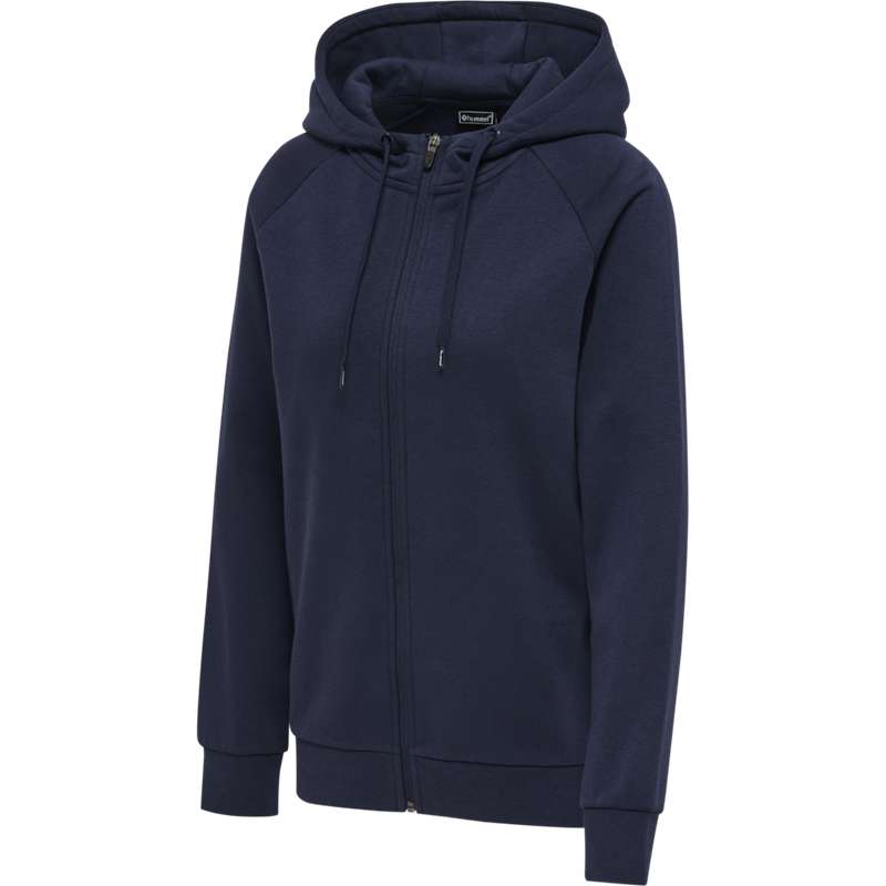 Hummel Red Classic Zip Ženske Majica s Kapuljačom Tamnoplave | 164546-732