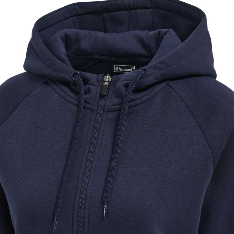 Hummel Red Classic Zip Ženske Majica s Kapuljačom Tamnoplave | 164546-732