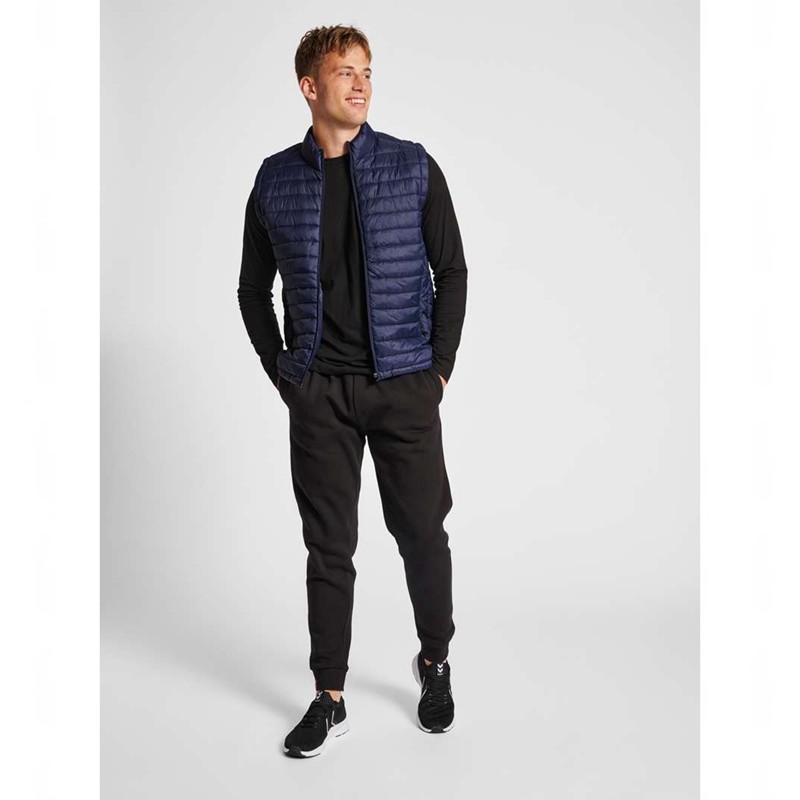 Hummel Red Quilted Muške Majice Tamnoplave | 979729-476