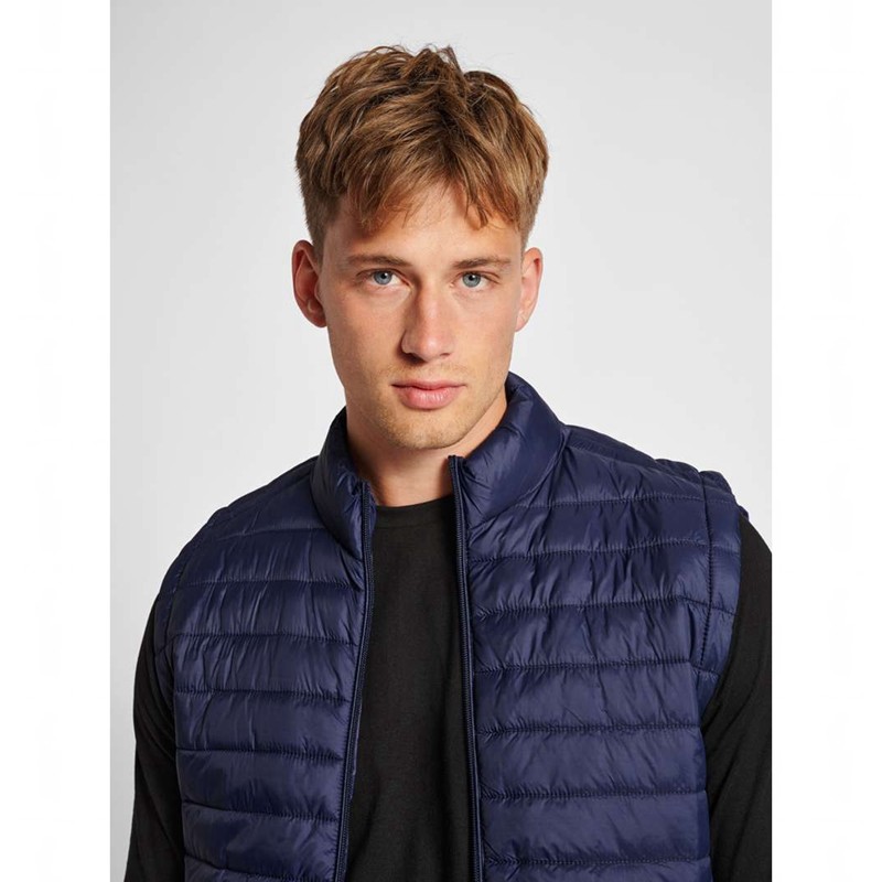 Hummel Red Quilted Muške Majice Tamnoplave | 979729-476