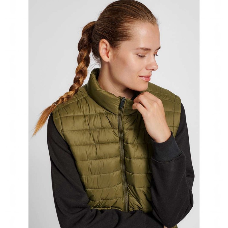 Hummel Red Quilted Ženske Prsluk Maslinasto Zelene | 422702-123