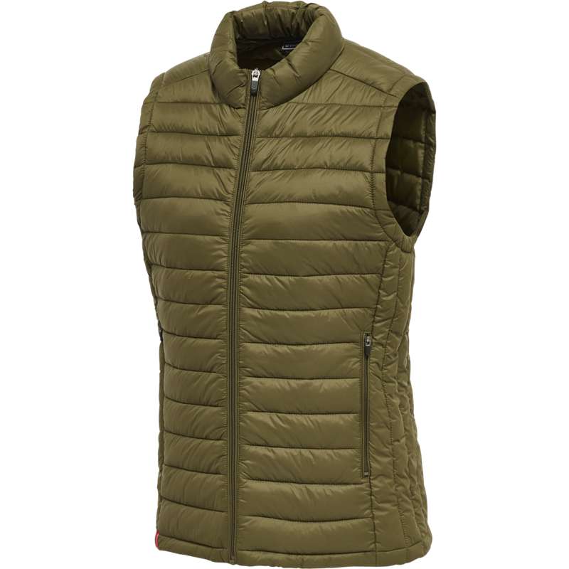 Hummel Red Quilted Ženske Prsluk Maslinasto Zelene | 422702-123