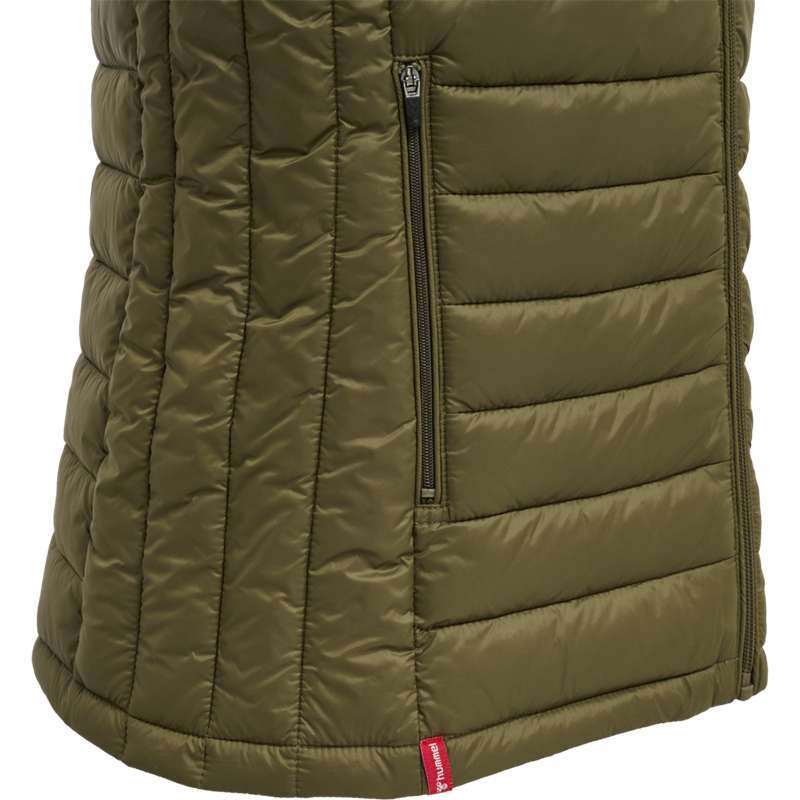 Hummel Red Quilted Ženske Prsluk Maslinasto Zelene | 422702-123