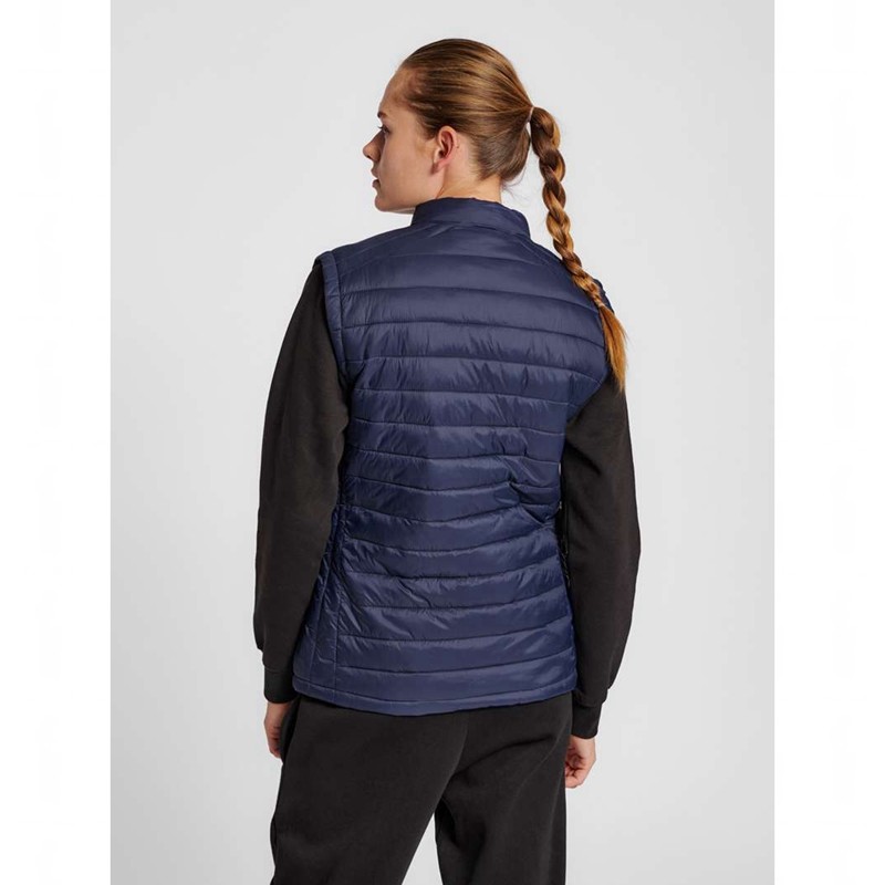 Hummel Red Quilted Ženske Prsluk Tamnoplave | 194649-573