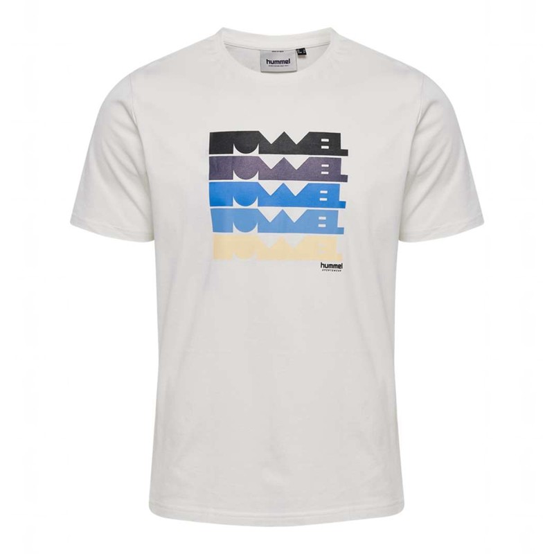 Hummel Regular Graphic S/S Muške Majice Bijele | 811438-527