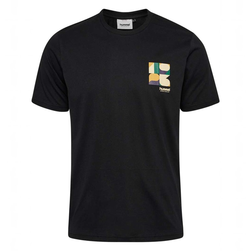 Hummel Regular Graphic S/S Muške Majice Crne | 577609-465