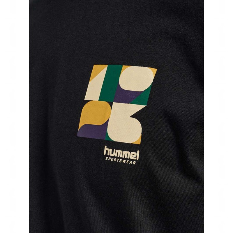 Hummel Regular Graphic S/S Muške Majice Crne | 577609-465