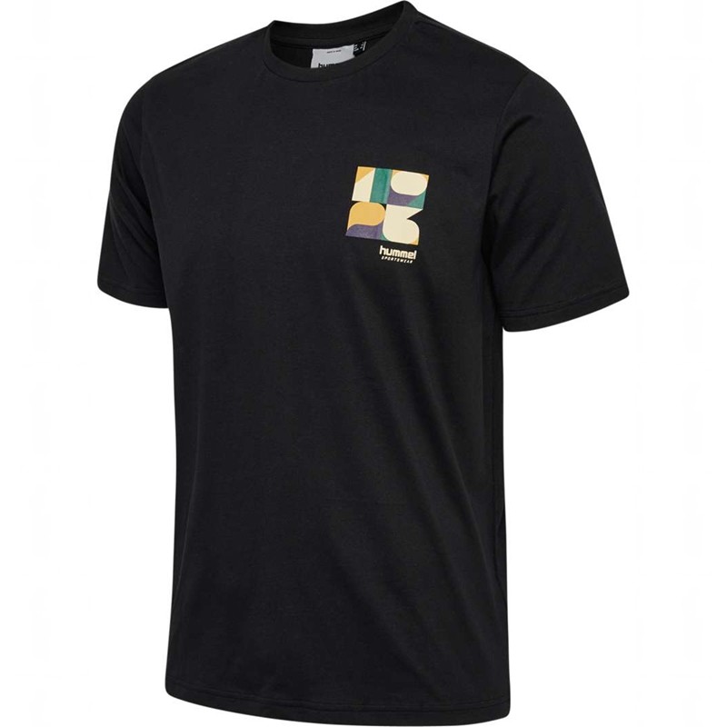 Hummel Regular Graphic S/S Muške Majice Crne | 577609-465