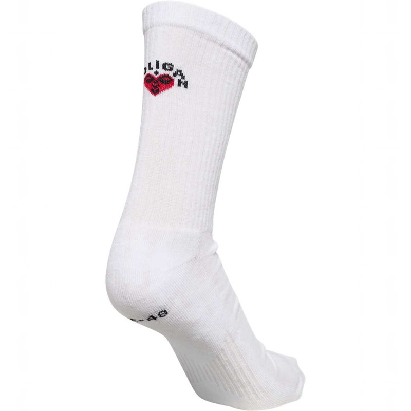 Hummel Roligan 2-pack Ženske Čarape Bijele | 747245-163
