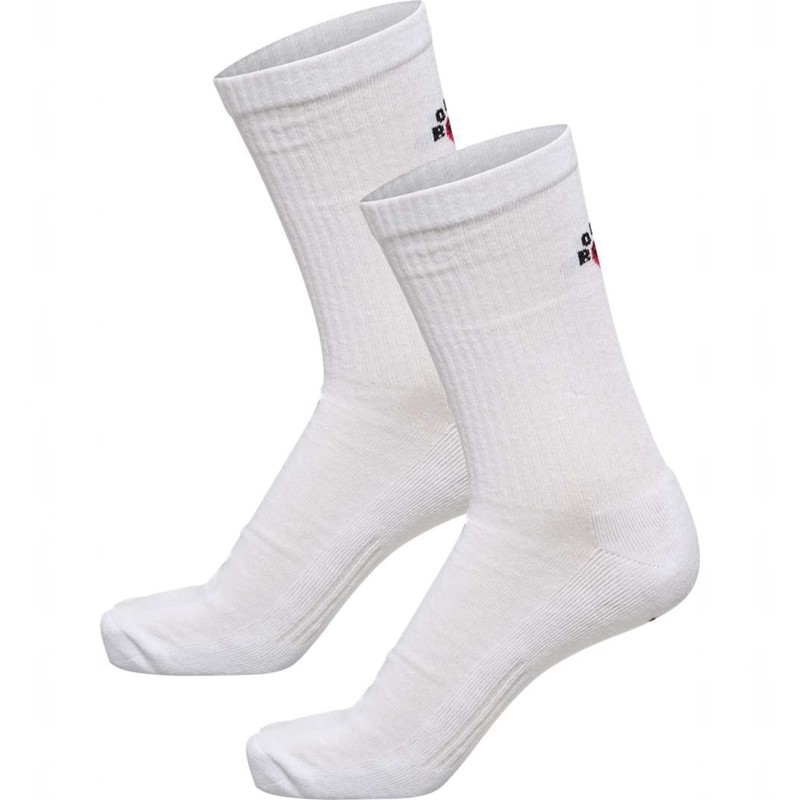 Hummel Roligan 2-packs Muške Čarape Bijele | 639781-230
