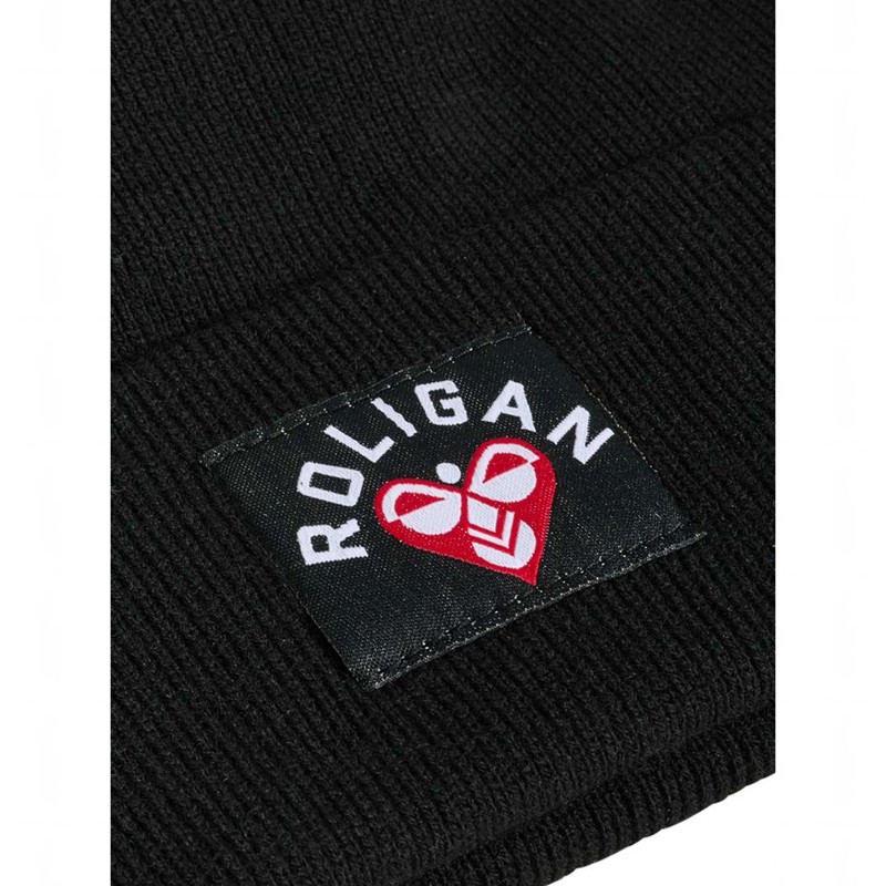 Hummel Roligan Knitted Muške Beanie Crne | 241403-111