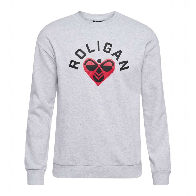 Hummel Roligan Muške Dukserice Sive | 330415-879