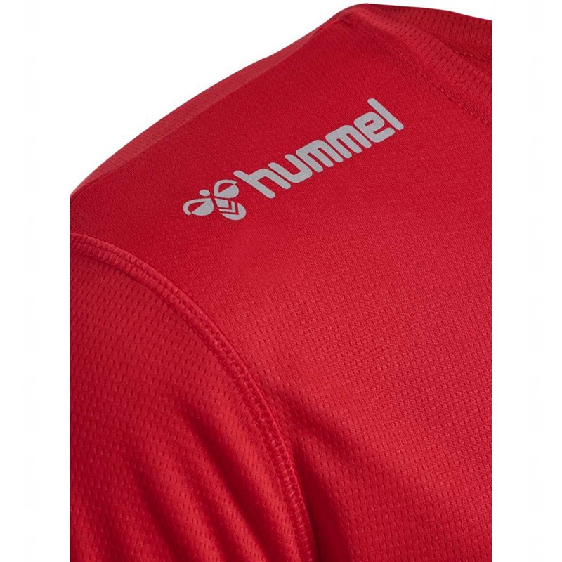 Hummel Run L/S Muške Majica s Kapuljačom Crvene | 088577-058