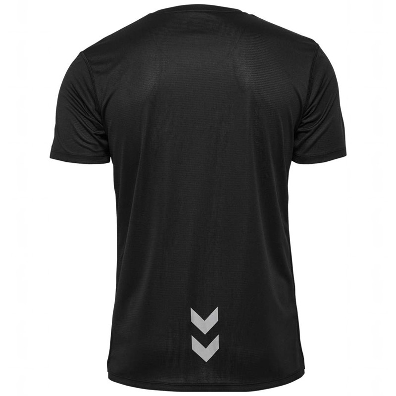Hummel Run S/S Muške Dres Crne | 641229-644