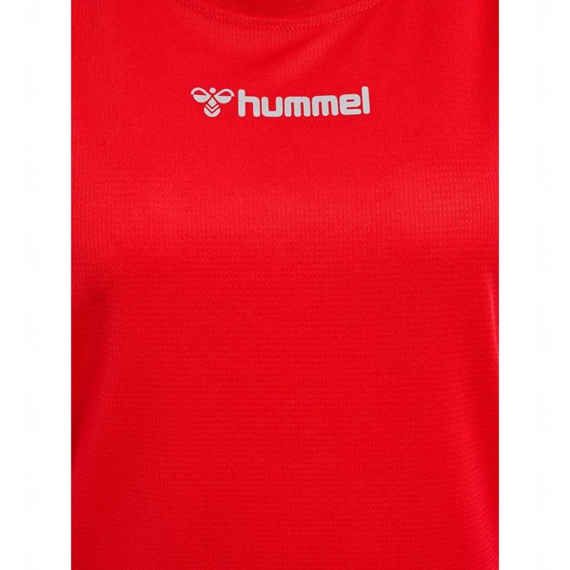 Hummel Run Singlet S/L Ženske Majica bez Rukava Crvene | 707967-863