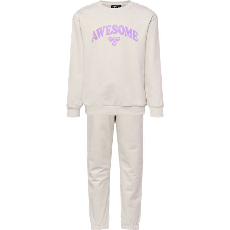 Hummel Rushy Crewsuit Dječje Sportska Odjeća Bijele | 867274-197
