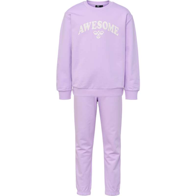 Hummel Rushy Crewsuit Dječje Sportska Odjeća Boje Lavande | 116156-066