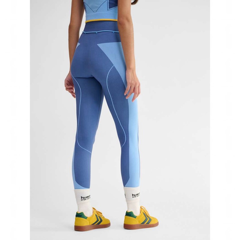 Hummel Seamless High Waist Ženske Hulahopke Plave | 550110-492