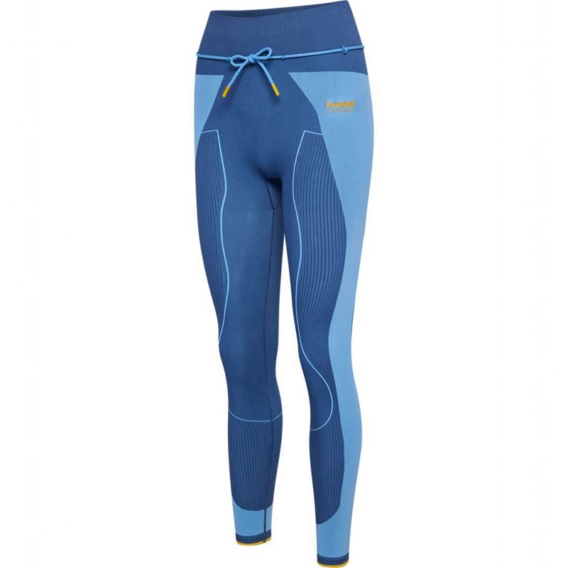 Hummel Seamless High Waist Ženske Hulahopke Plave | 550110-492