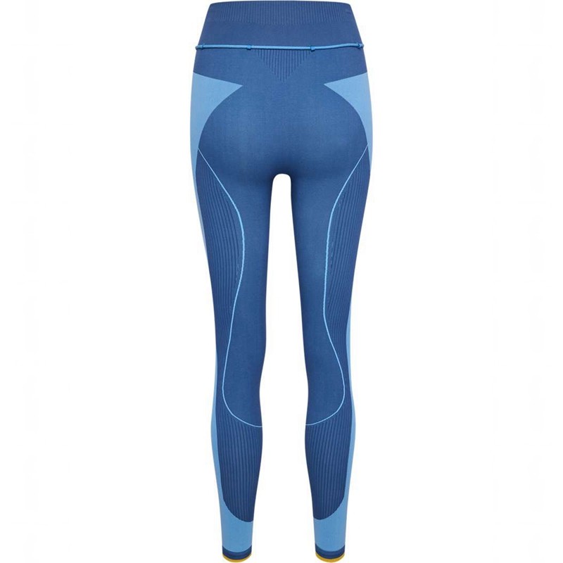 Hummel Seamless High Waist Ženske Hulahopke Plave | 550110-492