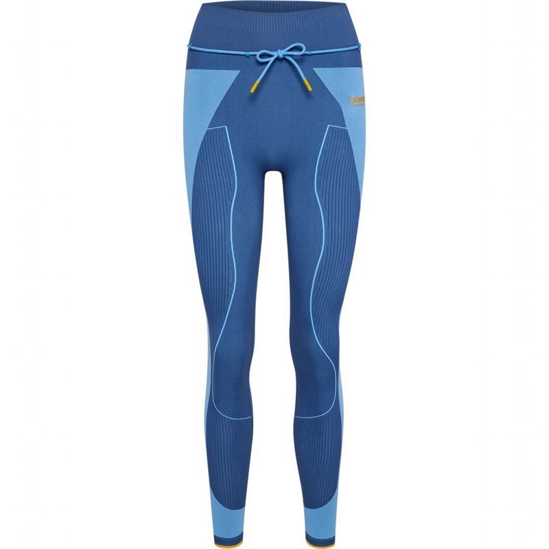 Hummel Seamless High Waist Ženske Hulahopke Plave | 550110-492